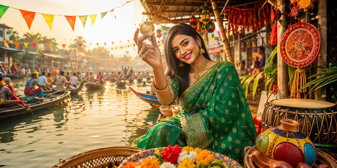 বরিশালে জমা বোনাস উপভোগ করছেন মডেল